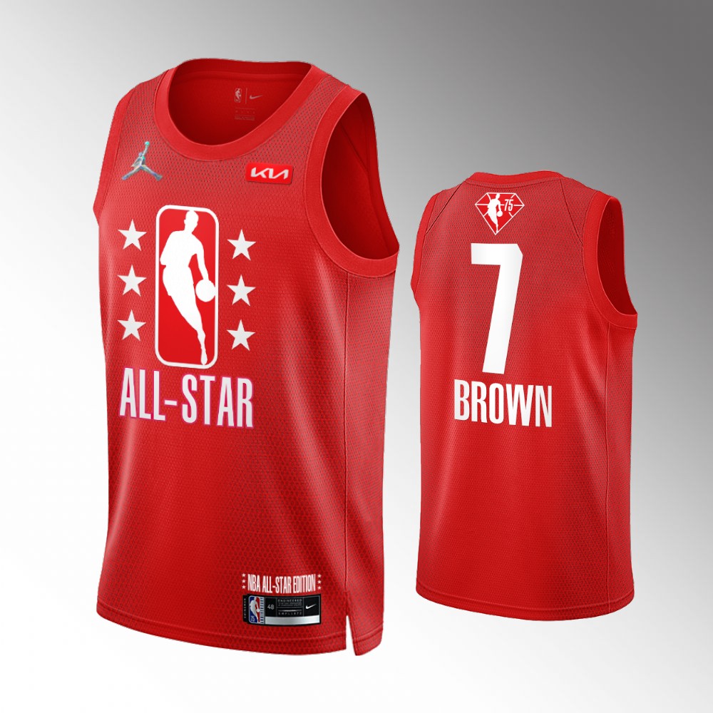 Men's Boston Celtics Jaylen Brown #7 Red 2022 NBA All-Star Jersey 2401MSNN